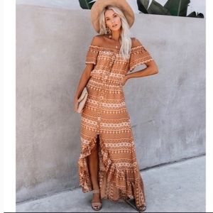VICI Cairo HighLow Off the Shoulder Dress Size Small